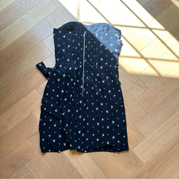 Club Monaco Strapless Silk Dress (Size 8) - Picture 4 of 13